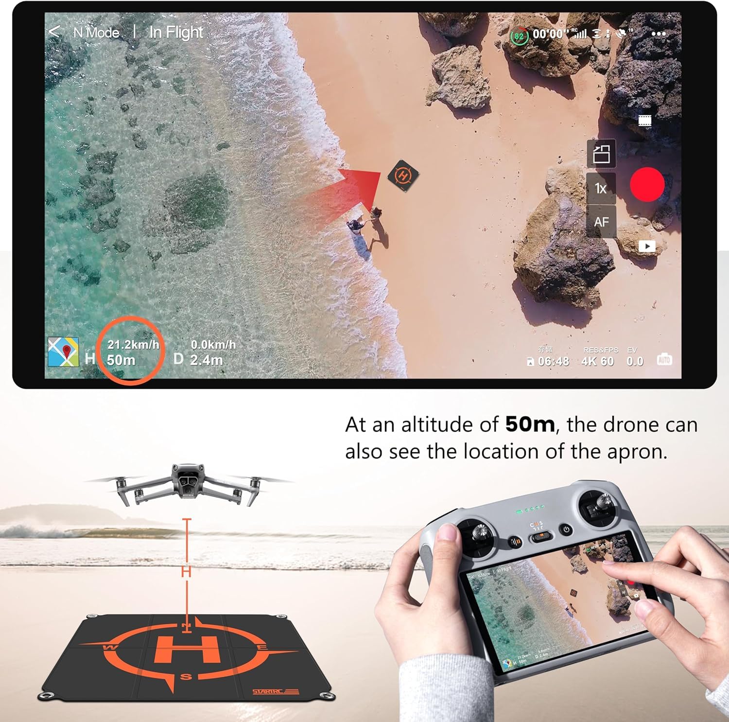 Piattaforma di Atterraggio STA - Dji Drone Mini 4 Pro recensione e prezzo