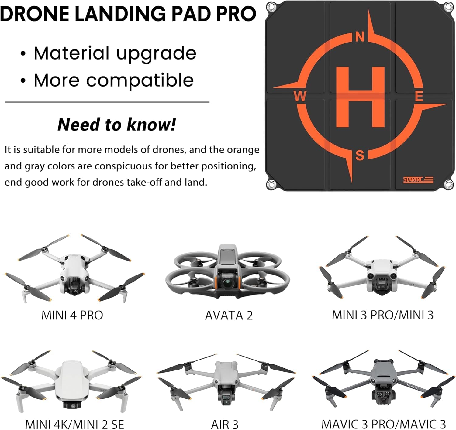 Piattaforma di Atterraggio STA - Dji Drone Mini 4 Pro recensione e prezzo